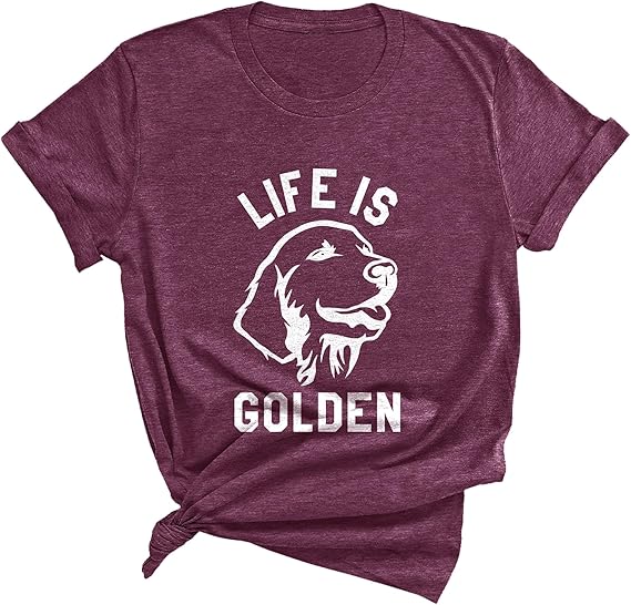 Life Is Golden Funny Golden Retriever